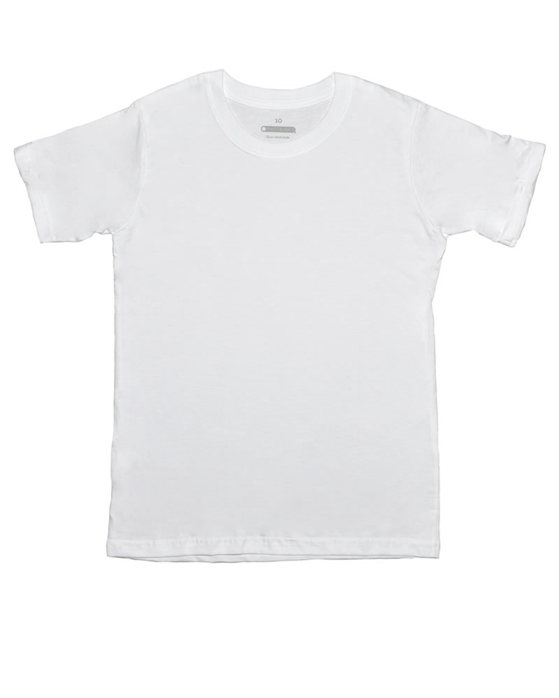 Uniforme Uniformes Básicos  Dúo de Camisetas verdy Blanca Manga Corta (Punto Blanca)